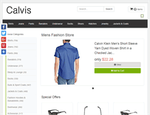 Tablet Screenshot of calvis.com
